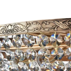 Sale Maytoni Deckenleuchte Metall rund D: 80 cm in Gold antik E27