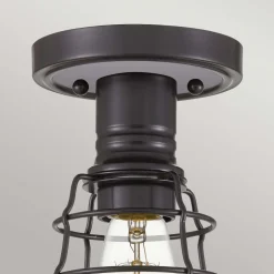 Elstead Deckenleuchte Metall rund Ø 14,5 cm in Bronze Antik* Deckenleuchten|Flurlampen