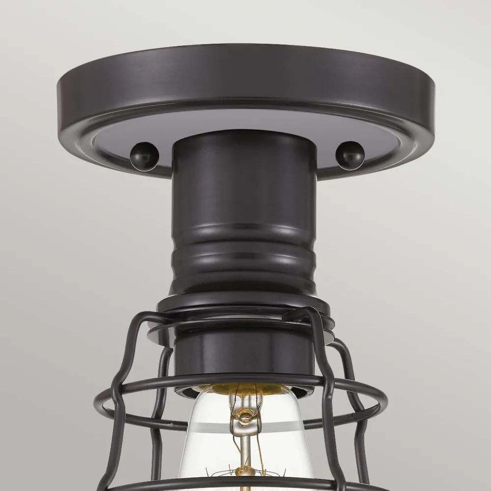 Elstead Deckenleuchte Metall rund Ø 14,5 cm in Bronze Antik* Deckenleuchten|Flurlampen