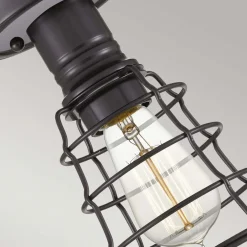 Elstead Deckenleuchte Metall rund Ø 14,5 cm in Bronze Antik* Deckenleuchten|Flurlampen