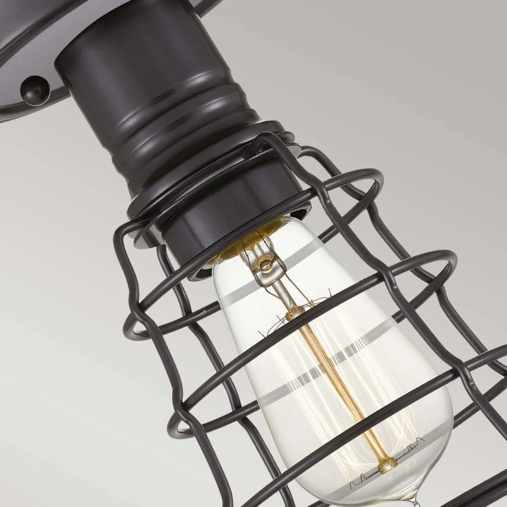 Elstead Deckenleuchte Metall rund Ø 14,5 cm in Bronze Antik* Deckenleuchten|Flurlampen