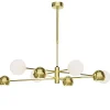 New Jupiter Deckenleuchte Modern in Gold G9 GU10 100 cm elegant