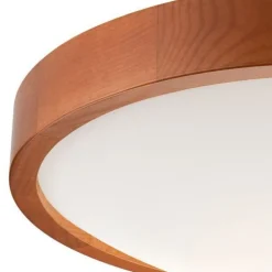 Online Lamkur Deckenleuchte Modern Wohnzimmer Holz rustikal rund