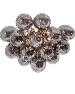 Best By Rydéns Deckenleuchte Rauchglas Metall 50 cm breit 6x G9