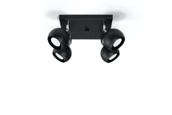 Sollux Deckenleuchte Retro Schwarz GU10 FAVONIA Wohnzimmer* Deckenleuchten|Flurlampen