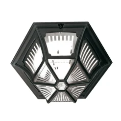 Elstead Deckenleuchte RORY Schwarz Aluminium IP44 außen* Rustikale Außenleuchten|Lampen Aus Aller Welt