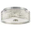 Elstead Deckenleuchte rund Ø 30,5 cm Chrom E27 Kristall Schirm* Deckenleuchten|Flurlampen