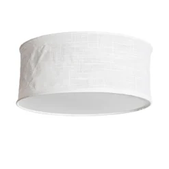 By Rydéns Deckenleuchte rund Ø 40 cm Weiß E27 Metall Stoff blendarm* Deckenleuchten|Flurlampen