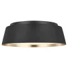 Elstead Deckenleuchte rund Ø36,8cm Schwarz Gold 3-flammig E14* Moderne Lampen|Esszimmer Lampen