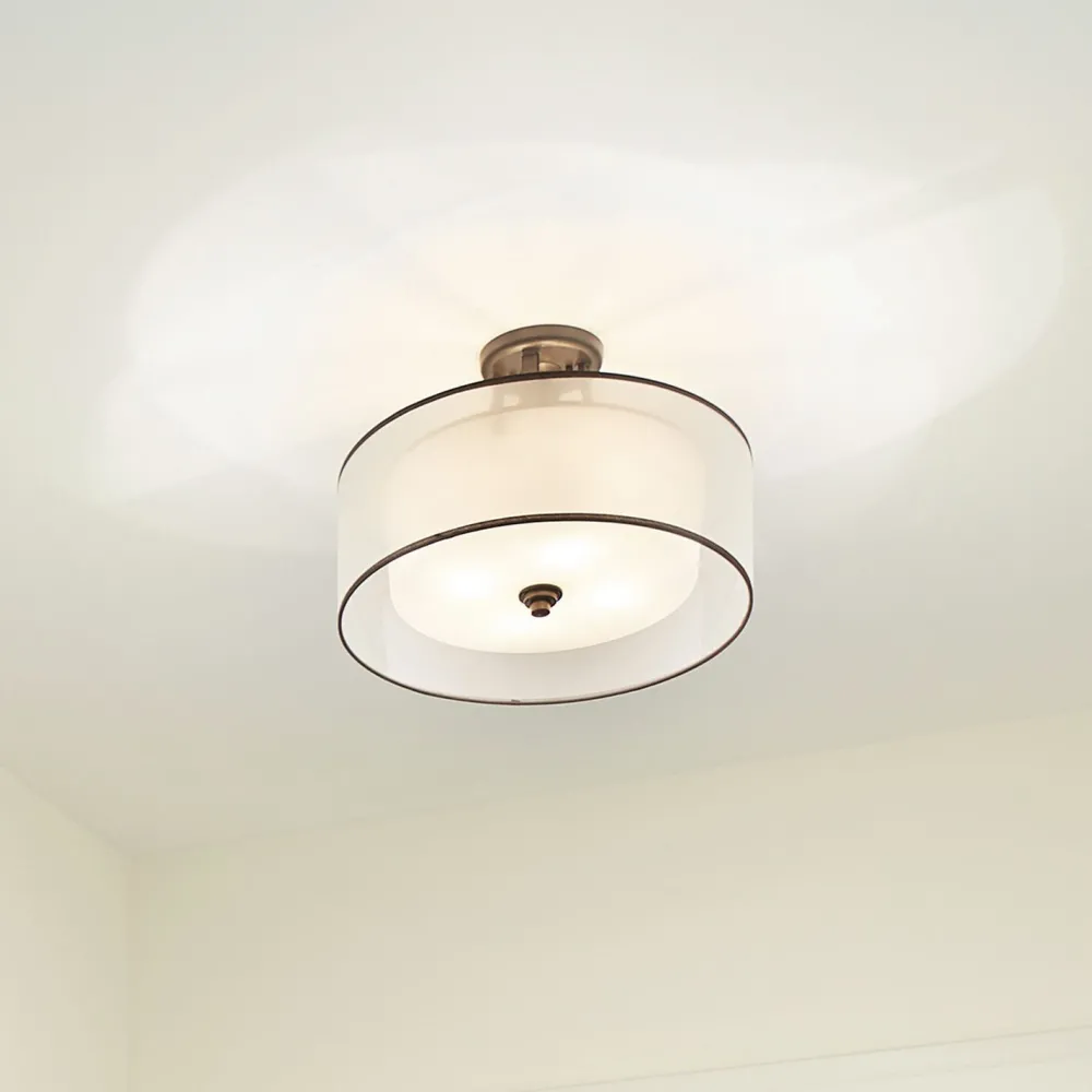 Sale Elstead Deckenleuchte rund in Weiß Bronze antik CANELADO