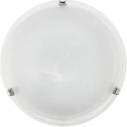 Eglo Deckenleuchte Salome Chrom Ø40cm 2-Flmg* Deckenleuchten|Flurlampen