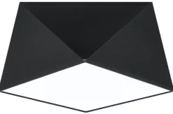 Sollux Deckenleuchte Schwarz B:30cm geometrisch E27* Wohnzimmerlampen|Moderne Lampen