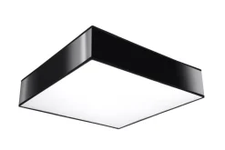 Clearance Sollux Deckenleuchte Schwarz 3-flmg