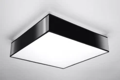 Clearance Sollux Deckenleuchte Schwarz 3-flmg