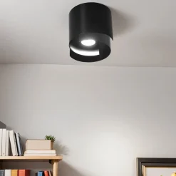 Sale Emibig Deckenleuchte Schwarz Metall rund Modern GU10