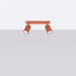 Best Sollux Deckenleuchte schwenkbar B: 30 cm klein 2-flammig GU10 Rot