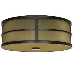 Elstead Deckenleuchte SHOJI Creme Ø34cm Vintage Lampe Loft* Glaslampen|Designerlampen