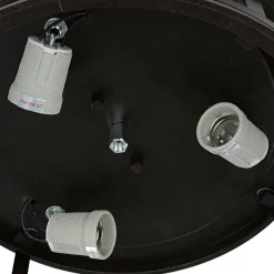 Elstead Deckenleuchte SHOJI Creme Ø34cm Vintage Lampe Loft* Glaslampen|Designerlampen