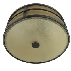 Elstead Deckenleuchte SHOJI Creme Ø34cm Wohnzimmer Lampe* Glaslampen|Designerlampen