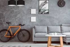 Belis Deckenleuchte Stoff blendarm Schwarz Weiß E27 L:70 cm* Bürolampen|Wohnzimmerlampen