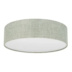 TK Lighting Deckenleuchte Stoff rund Ø 60 cm Grün blendarm* Deckenleuchten|Flurlampen