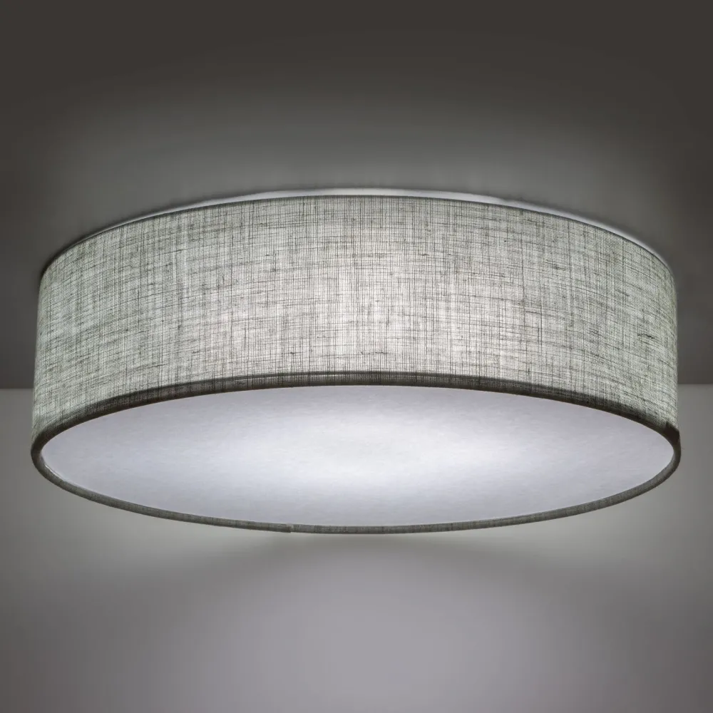 TK Lighting Deckenleuchte Stoff rund Ø 60 cm Grün blendarm* Deckenleuchten|Flurlampen