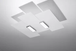 Sollux Deckenleuchte VERONICA in Chrom 3-flmg* Flurlampen|Bürolampen