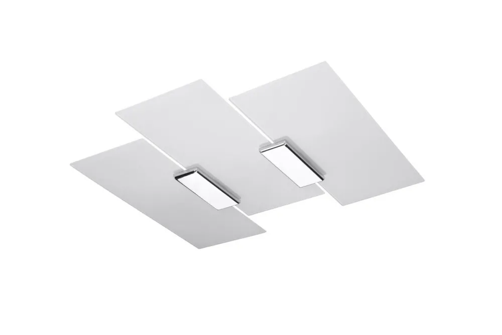 Sollux Deckenleuchte VERONICA in Chrom 3-flmg* Flurlampen|Bürolampen