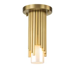 Elstead Deckenleuchte verstellbar Metall Glas Modern H: max. 126,1 cm* Deckenleuchten|Wohnzimmerlampen