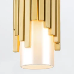 Elstead Deckenleuchte verstellbar Metall Glas Modern H: max. 126,1 cm* Deckenleuchten|Wohnzimmerlampen