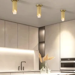 Elstead Deckenleuchte verstellbar Metall Glas Modern H: max. 126,1 cm* Deckenleuchten|Wohnzimmerlampen