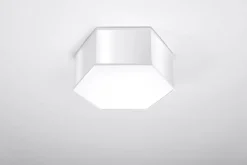 Sollux Deckenleuchte Weiß 30,5 cm lang für 2x E27 blendarm* Deckenleuchten|Flurlampen