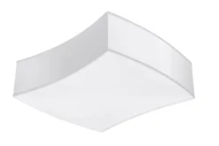 Best Sollux Deckenleuchte Weiß 39 cm lang blendarm 2x E27 BREEL