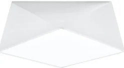 Sollux Deckenleuchte Weiß B:40cm geometrisch E27 Schlafzimmer* Wohnzimmerlampen|Moderne Lampen