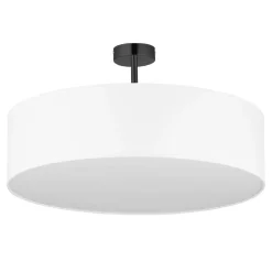 TK Lighting Deckenleuchte Weiß Chrom Ø60cm Wohnzimmer Lampe* Deckenleuchten|Bürolampen