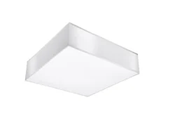 Sollux Deckenleuchte Weiß 2-flmg quadratisch
