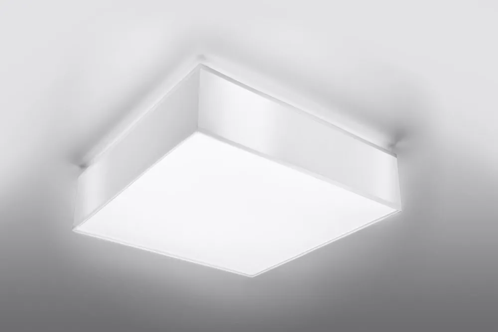 Sollux Deckenleuchte Weiß 2-flmg quadratisch