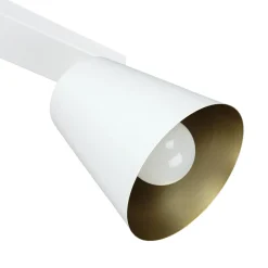 New Easylight Deckenleuchte Weiß Gold flexibel 2-flammig E27