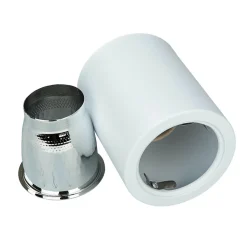 Sale Luminex Deckenleuchte Weiß klein Ø 9 cm flach Spot Metall innen