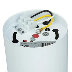 Sale Luminex Deckenleuchte Weiß klein Ø 9 cm flach Spot Metall innen