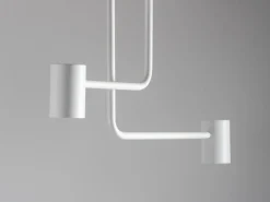 Sigma Deckenleuchte Weiß Metall GU10 3-flammig akzentuiert* Deckenleuchten|Moderne Lampen