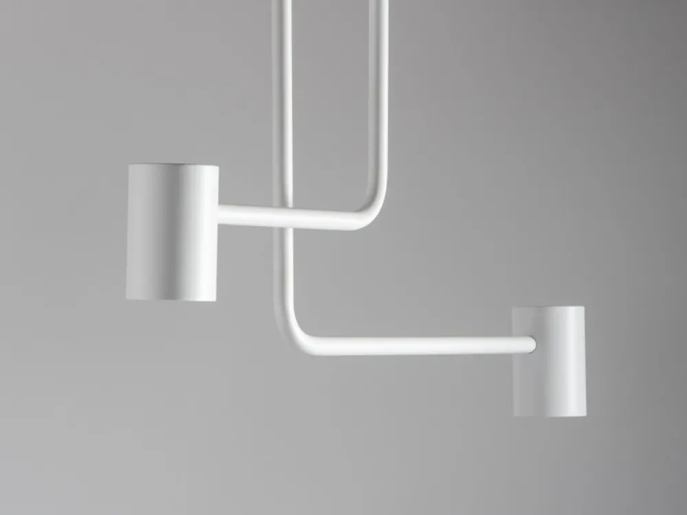 Sigma Deckenleuchte Weiß Metall GU10 3-flammig akzentuiert* Deckenleuchten|Moderne Lampen