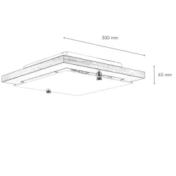 Sale Lamkur Deckenleuchte Weiß Wohnzimmer Modern quadratisch