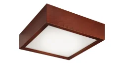 Lamkur Deckenleuchte Wohnzimmer Holz quadratisch Lampe* Deckenleuchten|Flurlampen