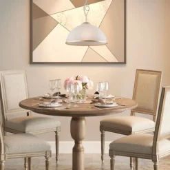 Lamkur Deckenleuchte Wohnzimmer Shabby Weiß Jugendstil* Deckenleuchten|Esszimmer Lampen