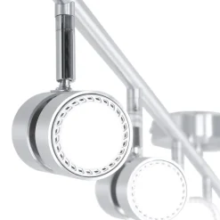 Steinhauer Deckenspot beweglich Metall 134 cm inkl. GU10 6-flmg* Wohnzimmerlampen|Metall Lampen