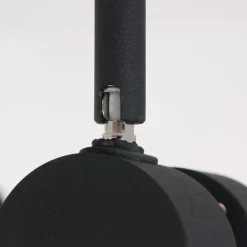 Steinhauer Deckenspot beweglich Schwarz 134 cm inkl. GU10 6-flmg* Wohnzimmerlampen|Metall Lampen