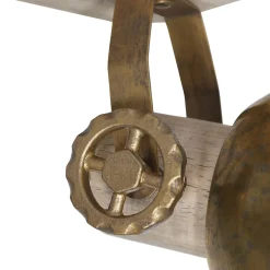 Best Steinhauer Deckenspot 3-flammig Holz Metall 59 cm E27 flexibel