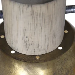 Best Steinhauer Deckenspot 3-flammig Holz Metall 59 cm E27 flexibel