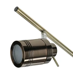 Hot Searchlight Deckenspot 6-flammig IP44 GU10 in Messing Antik Metall Bad